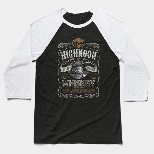 Highnoon Whiskey - McCree Baseball T-Shirt by Digitalgarz